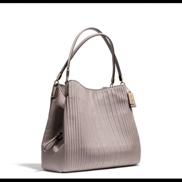 Coach Handbags - Coach Madison Phoebe Pinktuck Leather Shoulder Bag
